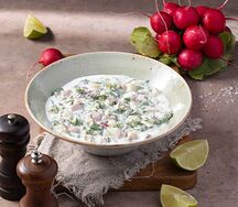 Окрошка на кефире