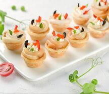Розочка из масляной рыбы