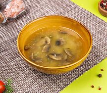 Суп куриный с грибами