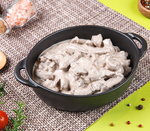 Бефстроганов с грибами