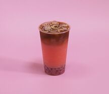 Кофейный тоник с арбузом, ананасом и розой