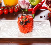 Болгарский перец на углях