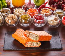 В сырном лаваше