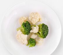 Брокколи с цветной капустой