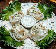 Манты с говядиной