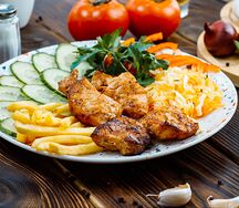 Шашлык из куриного филе