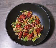 Салат с хрустящим цыпленком 