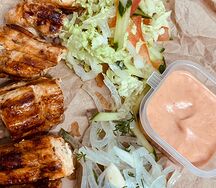 Шашлык из куриного филе