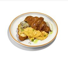 Круассан с грибами