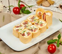 Рулет с красной рыбой