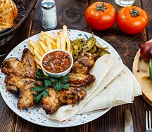Куринные крылья гриль