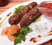 Люля-кебаб из баранины и говядины халяль