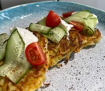 Драники с овощами