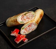 Шаурма с камчатским крабом