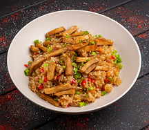 Тяхан жареный рис с курицей