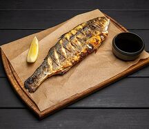 Сибас на мангале