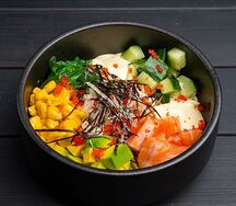 Поке с лососем