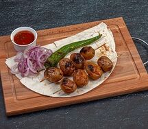 Шашлык из молодого картофеля