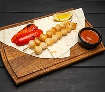 Шашлык из гребешков