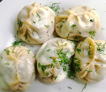 Манты с курицей