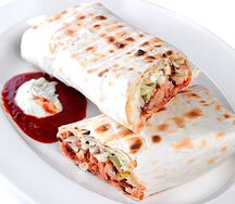 Шаурма на углях халяль