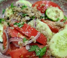 Овощной по-грузински с орехами