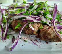 Люля-кебаб из свинины по-тбилисски