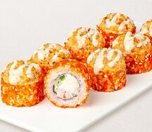 Ролл Нежная креветка с крабом