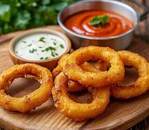 Луковые кольца в кляре