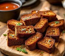 Гренки чесночные