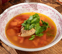 Суп из петуха