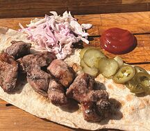 Свинина BBQ на углях