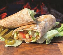 BBQ-ролл с наггетсами