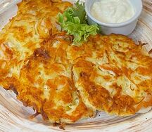 Драники со сметаной