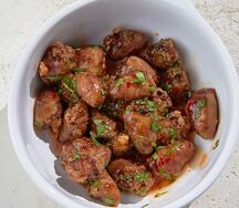 Куриные сердечки