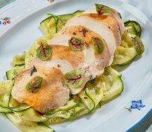 Куриная грудка с цукини