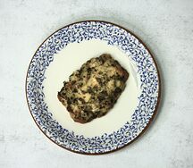 Свинина, запеченная с грибами