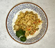 Плов с курой