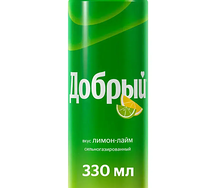 Лимонад Добрый лимон-лайм