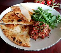 Тартар из мраморной говядины