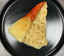 Блин с бананом и топпингом