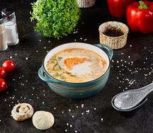 Сливочный суп с лососем