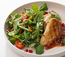 Куриное филе на гриле в имбирном маринаде