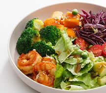 Боул с креветками