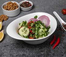 Овощной салат по-грузински (без орехов)