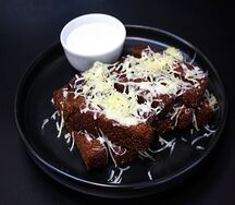 Гренки с сыром