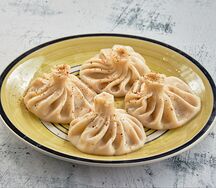 Хинкали со свининой и говядиной