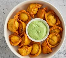 Пельмени сибирские жареные