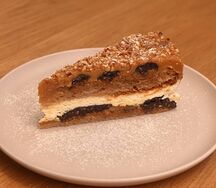 Банановый торт с карамелью 