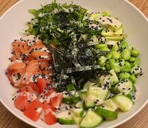 Поке с лососем